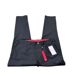 Redvanly Black Tux Kent Golf Performance Pant Size Large NWT